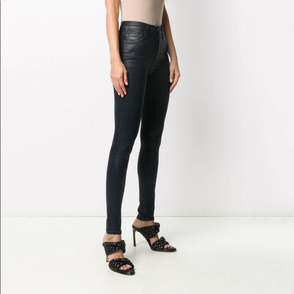 Citizens of Humanity Rocket coated skinny trousers